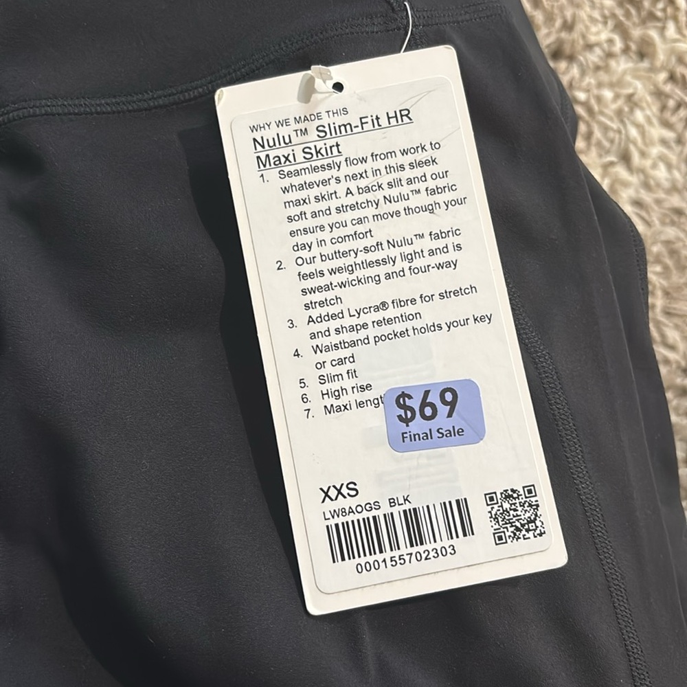 Lululemon Nulu Slim-Fit High-Rise Maxi Skirt - Picture 2 of 4